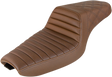 SADDLEMEN Step-Up Seat - Front Tuck-n-Roll/Rear Lattice Stitch - Brown 807-03-176BR