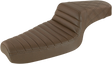 SADDLEMEN Step-Up Seat - Front Tuck-n-Roll/Rear Lattice Stitch - Brown 879-03-176BR