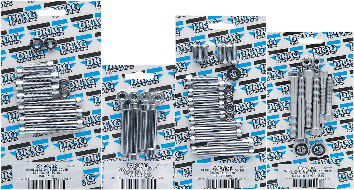DRAG SPECIALTIES Bolt Kit - Side Cover - Socket-Head - 5-Speed MK344 - Cycle City Outdoors