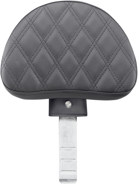 SADDLEMEN Backrest - Lattice Stitched - Black 11567LS