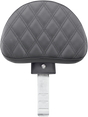 SADDLEMEN Backrest - Lattice Stitched - Black 11567LS