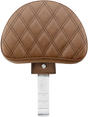 SADDLEMEN Backrest - Lattice Stitched - Brown 11567BLS