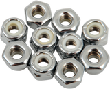 DRAG SPECIALTIES Nuts - Nylon - Chrome - 10-32 MPB272 - Cycle City Outdoors