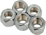 DRAG SPECIALTIES Nuts - Nylon - Chrome - 5/8"-18 MPB281 - Cycle City Outdoors