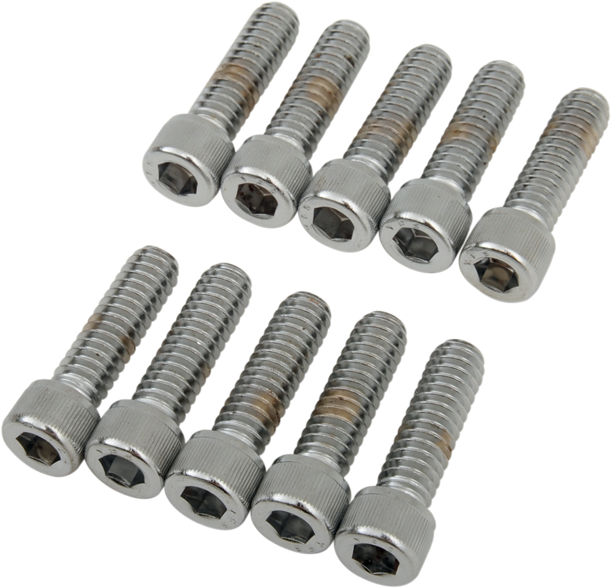 DRAG SPECIALTIES Bolts - Socket-Head - Knurled - 1/4-20 x 7/8" MPB180 - Cycle City Outdoors