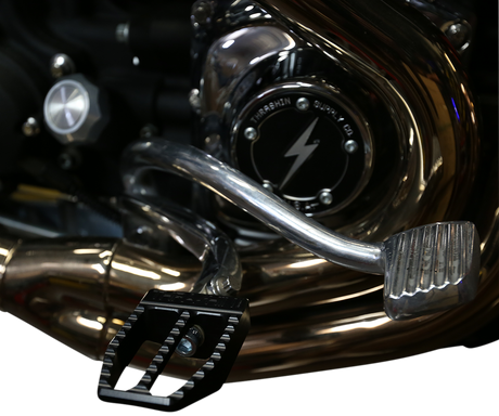 THRASHIN SUPPLY CO. Rear Militant Footpegs - Black - Softail TSC-2019-1-SR