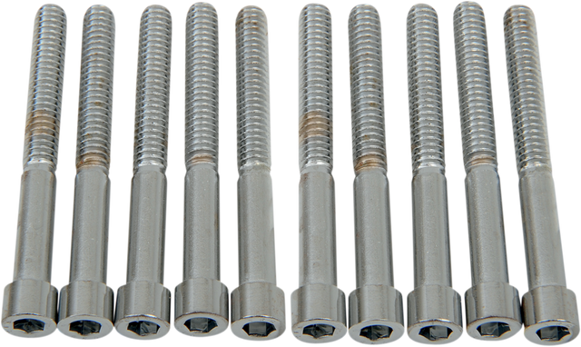 DRAG SPECIALTIES Bolts - Socket-Head - Smooth - 1/4-20 x 2-1/4" MPB186S - Cycle City Outdoors