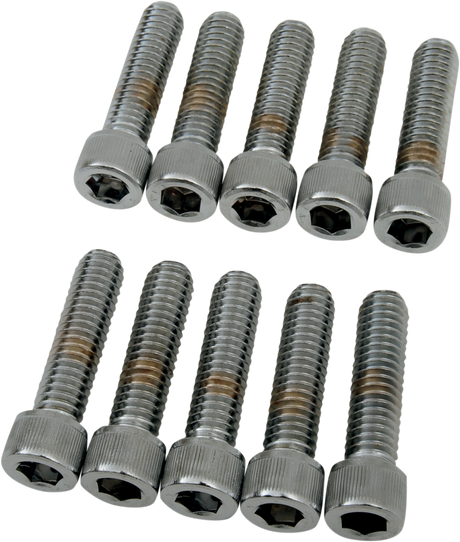 DRAG SPECIALTIES Bolts - Socket-Head - Knurled - 5/16-18 x 1-1/4" MPB218 - Cycle City Outdoors