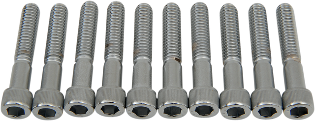 DRAG SPECIALTIES Bolts - Socket-Head - Knurled - 5/16-18 x 1-3/4" MPB220 - Cycle City Outdoors