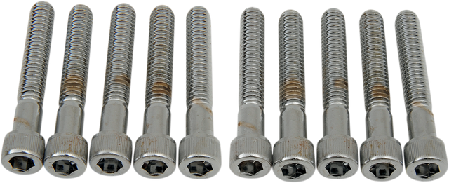 DRAG SPECIALTIES Bolts - Socket-Head - Knurled - 5/16-18 x 2" MPB221 - Cycle City Outdoors