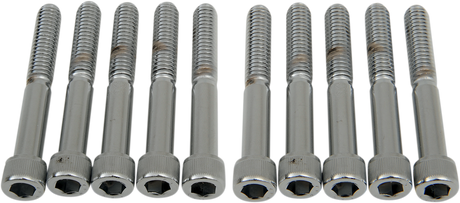DRAG SPECIALTIES Bolts - Socket-Head - Knurled - 5/16-18 x 2-1/4" MPB222 - Cycle City Outdoors