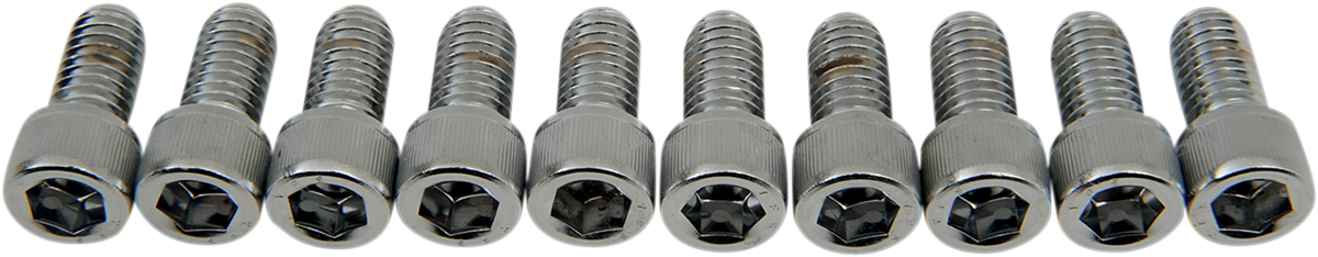 DRAG SPECIALTIES Bolts - Socket-Head - Knurled - 3/8-16 x 3/4" MPB237 - Cycle City Outdoors