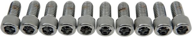 DRAG SPECIALTIES Bolts - Socket-Head - Knurled - 3/8-16 x 3/4" MPB237 - Cycle City Outdoors