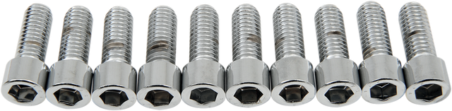 DRAG SPECIALTIES Bolts - Socket-Head - Smooth - 3/8-16 x 1" MPB238S - Cycle City Outdoors