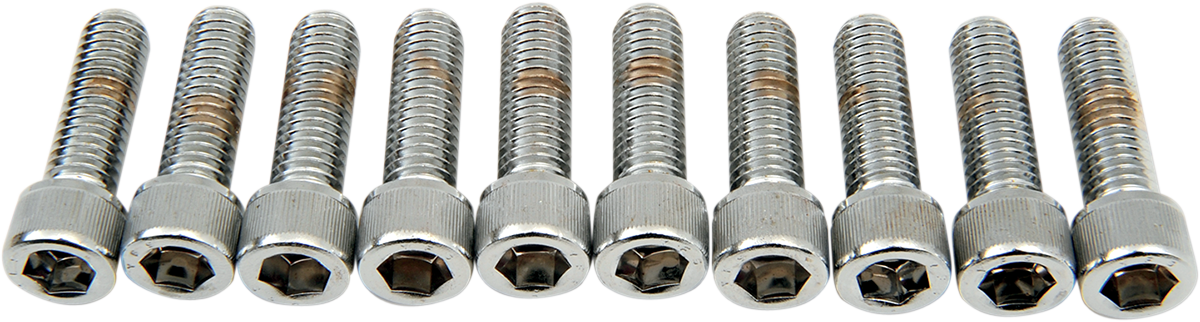 DRAG SPECIALTIES Bolts - Socket-Head - Knurled - 3/8-16 x 1-1/4" MPB239 - Cycle City Outdoors