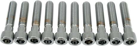 DRAG SPECIALTIES Bolts - Socket-Head - Knurled - 3/8-16 x 1-3/4" MPB241 - Cycle City Outdoors