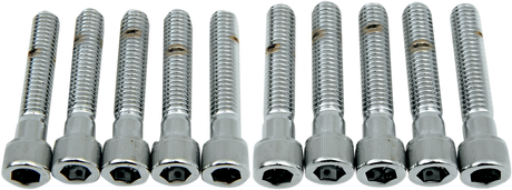 DRAG SPECIALTIES Bolts - Socket-Head - Knurled - 3/8-16 x 2" MPB242 - Cycle City Outdoors