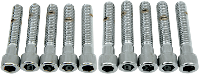 DRAG SPECIALTIES Bolts - Socket-Head - Knurled - 3/8-16 x 2" MPB242 - Cycle City Outdoors