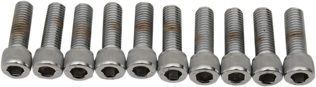 DRAG SPECIALTIES Bolts - Socket-Head/Replacement - Knurled/Fine Thread - 1/4"-28 x 3/4" - 10 Pack MPB210 - Cycle City Outdoors