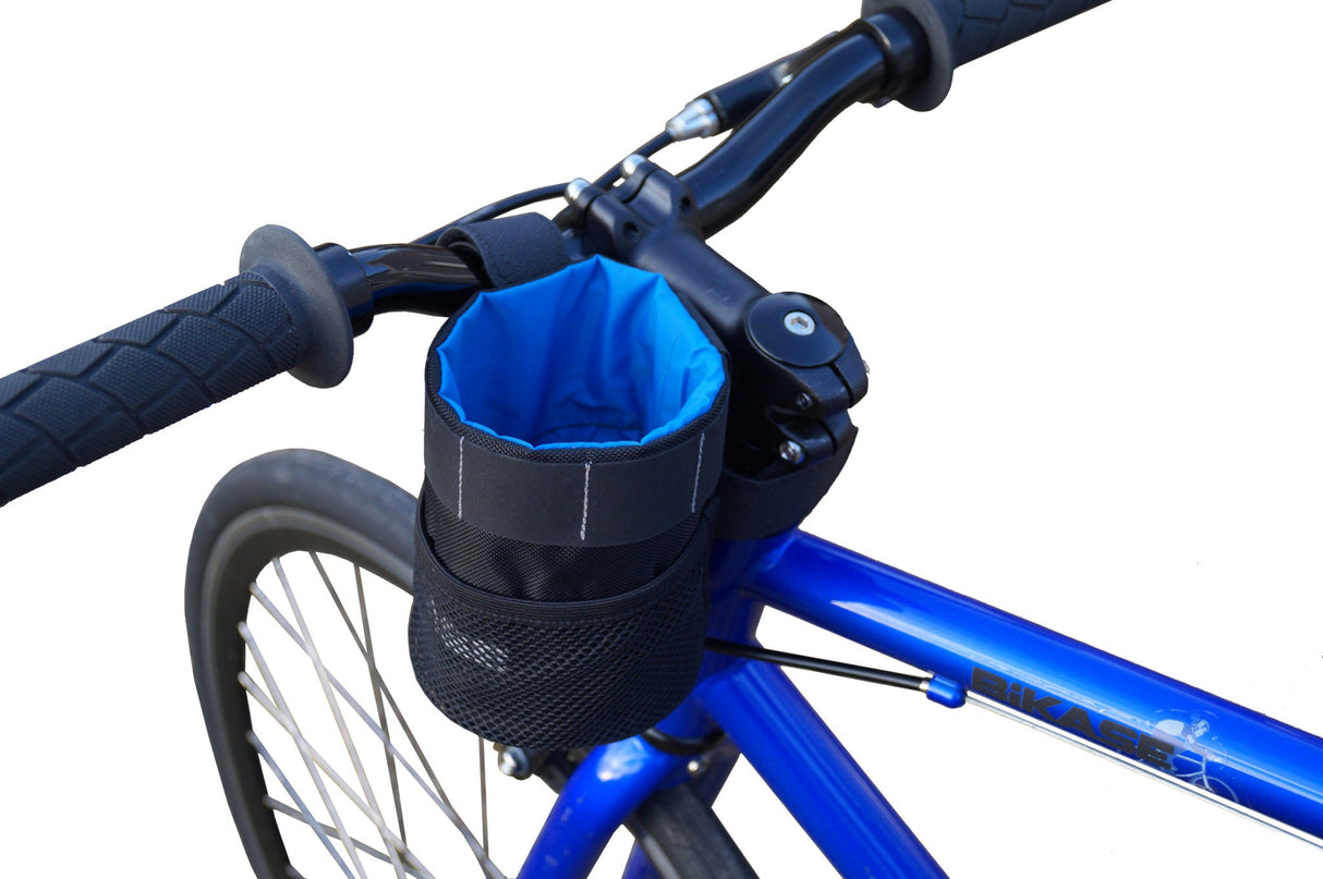 BiKase Happy Can Handlebar Mounted Drink or Snack Holder For Bicycles