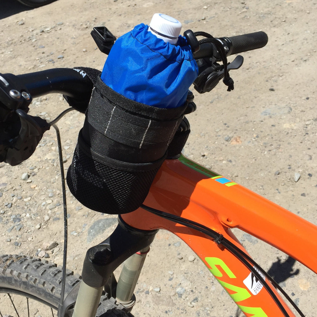 BiKase Happy Can Handlebar Mounted Drink or Snack Holder For Bicycles
