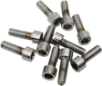 DRAG SPECIALTIES Bolts - Socket-Head - Replacement - Smooth/Coarse Thread - #8-32 x 1/2" - 10 Pack MPB189S - Cycle City Outdoors