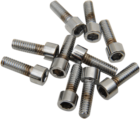 DRAG SPECIALTIES Bolts - Socket-Head - Replacement - Smooth/Coarse Thread - #8-32 x 1/2" - 10 Pack MPB189S - Cycle City Outdoors
