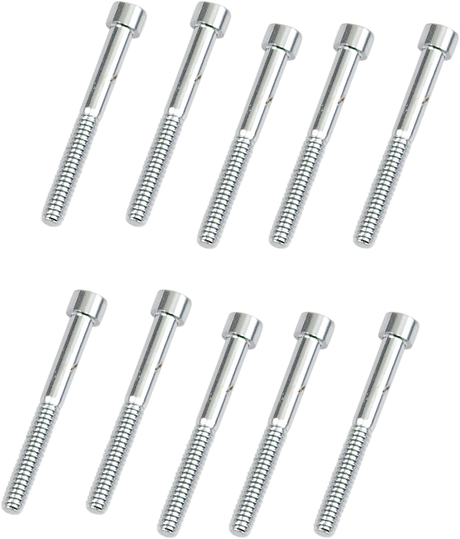DRAG SPECIALTIES Bolts - Socket-Head - Replacement - Smooth/Coarse Thread - #10-24 x 1-3/4" - 10 Pack MPB198S - Cycle City Outdoors