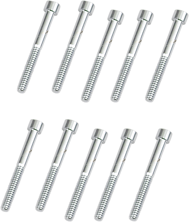 DRAG SPECIALTIES Bolts - Socket-Head - Replacement - Smooth/Coarse Thread - #10-24 x 1-3/4" - 10 Pack MPB198S - Cycle City Outdoors
