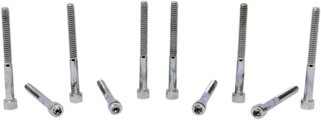 DRAG SPECIALTIES Bolts - Socket-Head - Replacement - Smooth/Coarse Thread - #10-24 x 2" - 10 Pack MPB199S - Cycle City Outdoors