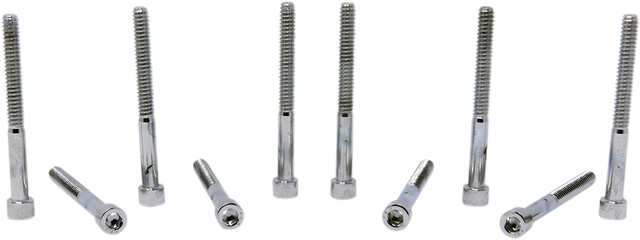 DRAG SPECIALTIES Bolts - Socket-Head - Replacement - Smooth/Coarse Thread - #10-24 x 2" - 10 Pack MPB199S - Cycle City Outdoors