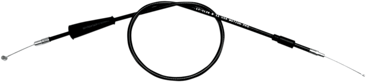 MOTION PRO Black Vinyl Throttle Cable - Push/Pull - KTM 10-0138