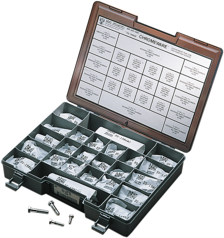 DRAG SPECIALTIES Head Bolt Assortment - Hex - Coarse-Thread - Kit MK147 - Cycle City Outdoors