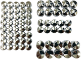 DRAG SPECIALTIES Bolt Covers - Engine - Chrome - M8 352065