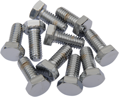 DRAG SPECIALTIES Bolts - Hex-Head - Chrome - 5/16"-18 x 5/8" MPB122 - Cycle City Outdoors