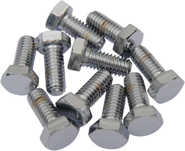 DRAG SPECIALTIES Bolts - Hex-Head - Chrome - 5/16"-18 x 5/8" MPB122 - Cycle City Outdoors