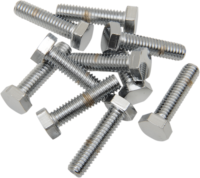 DRAG SPECIALTIES Bolts - Hex-Head - Chrome - 5/16"-18 x 1" MPB125 - Cycle City Outdoors
