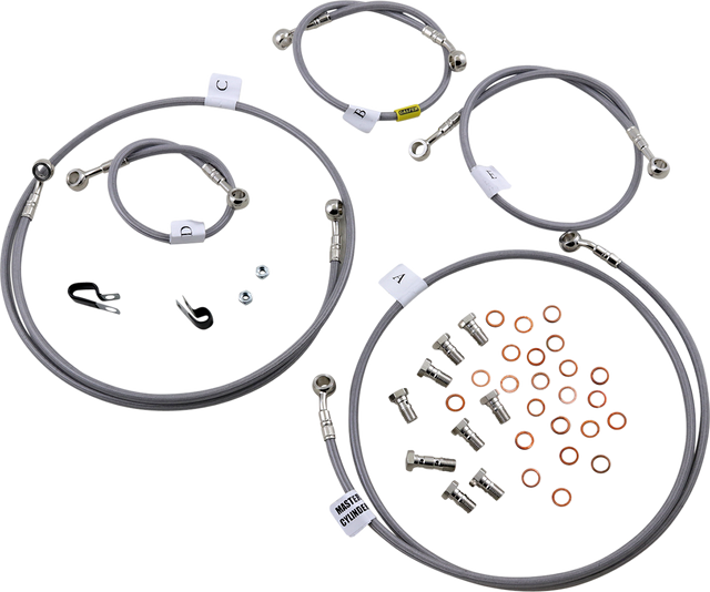 GALFER Brake Line - Stainless Steel FK003D809-5 - Cycle City Outdoors