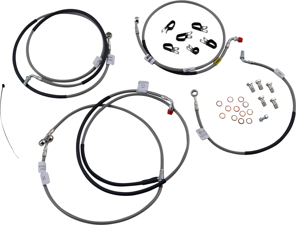 GALFER Brake Line - Stainless Steel FK003D811-6 - Cycle City Outdoors