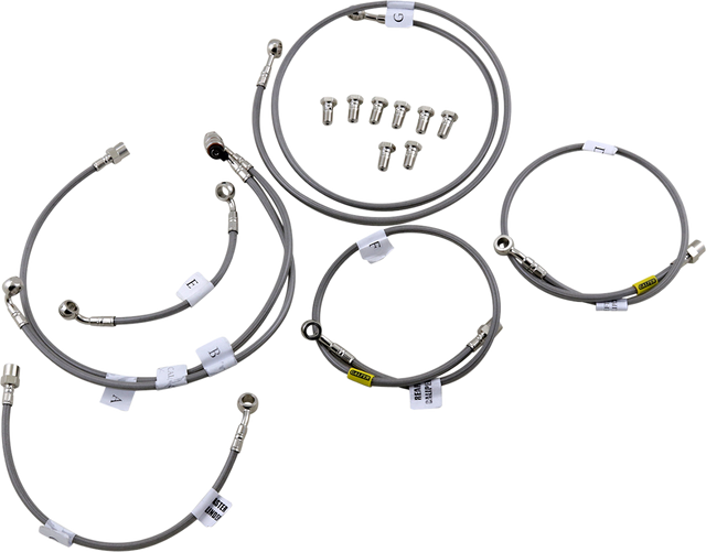 GALFER Brake Line - Stainless Steel FK003D701-7 - Cycle City Outdoors