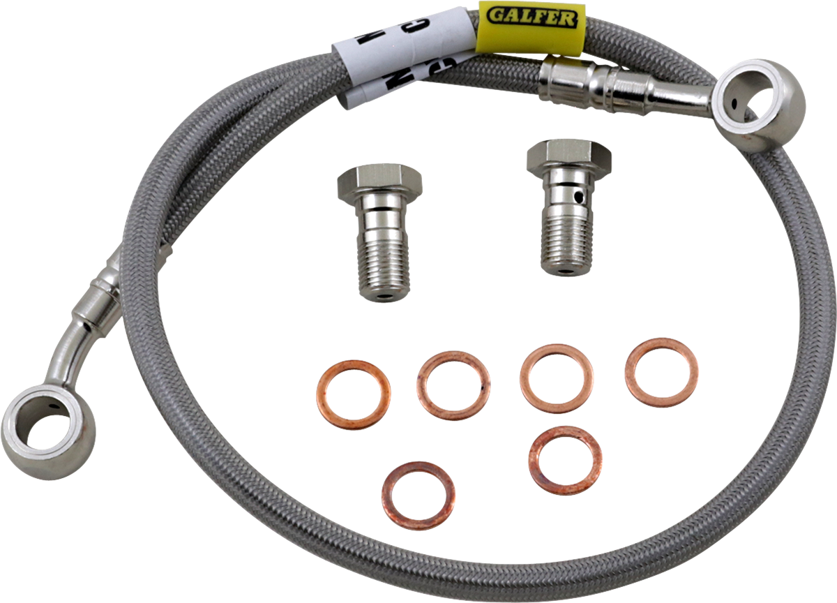 GALFER Brake Line - Stainless Steel FK003D114R - Cycle City Outdoors
