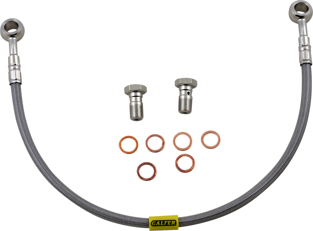 GALFER Brake Line - Stainless Steel FK003D11R - Cycle City Outdoors