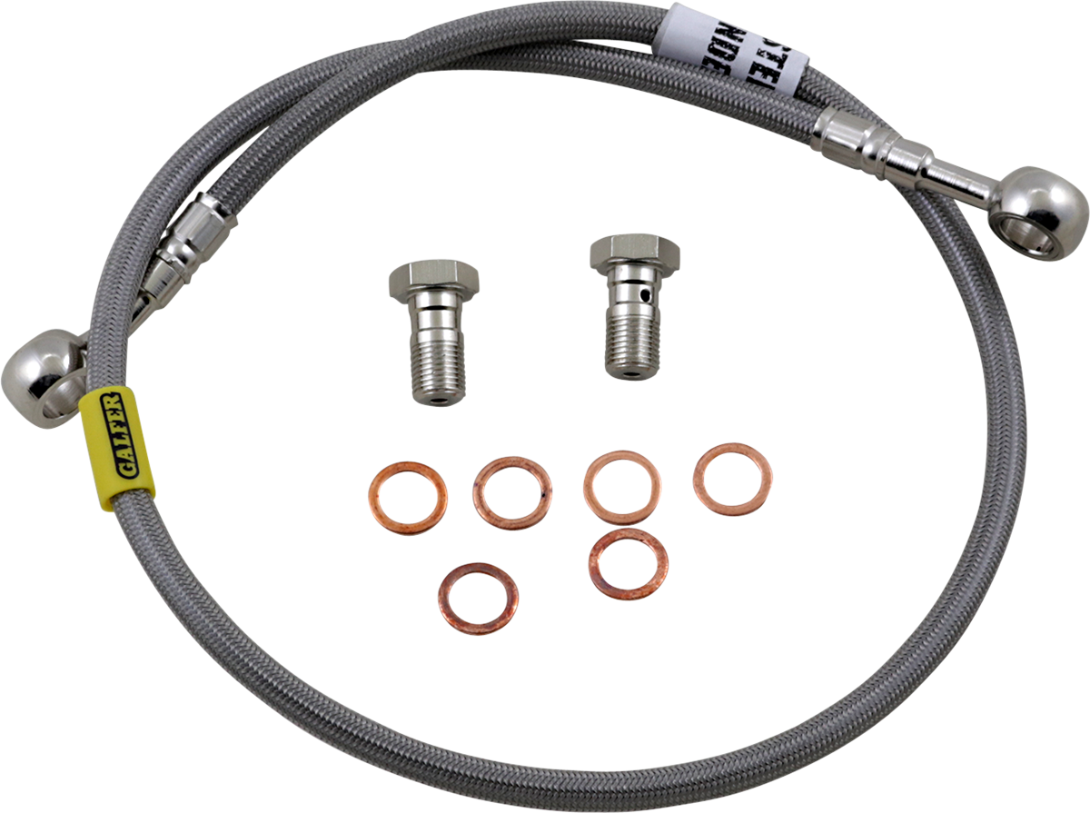 GALFER Brake Line - Stainless Steel FK003D121R - Cycle City Outdoors