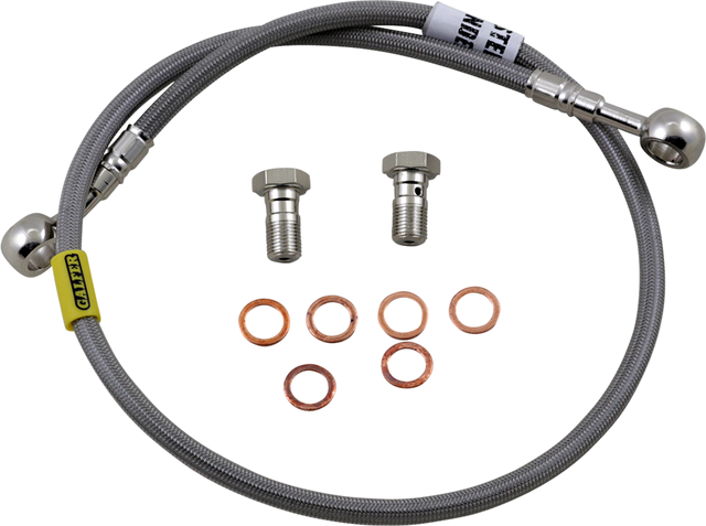 GALFER Brake Line - Stainless Steel FK003D121R - Cycle City Outdoors