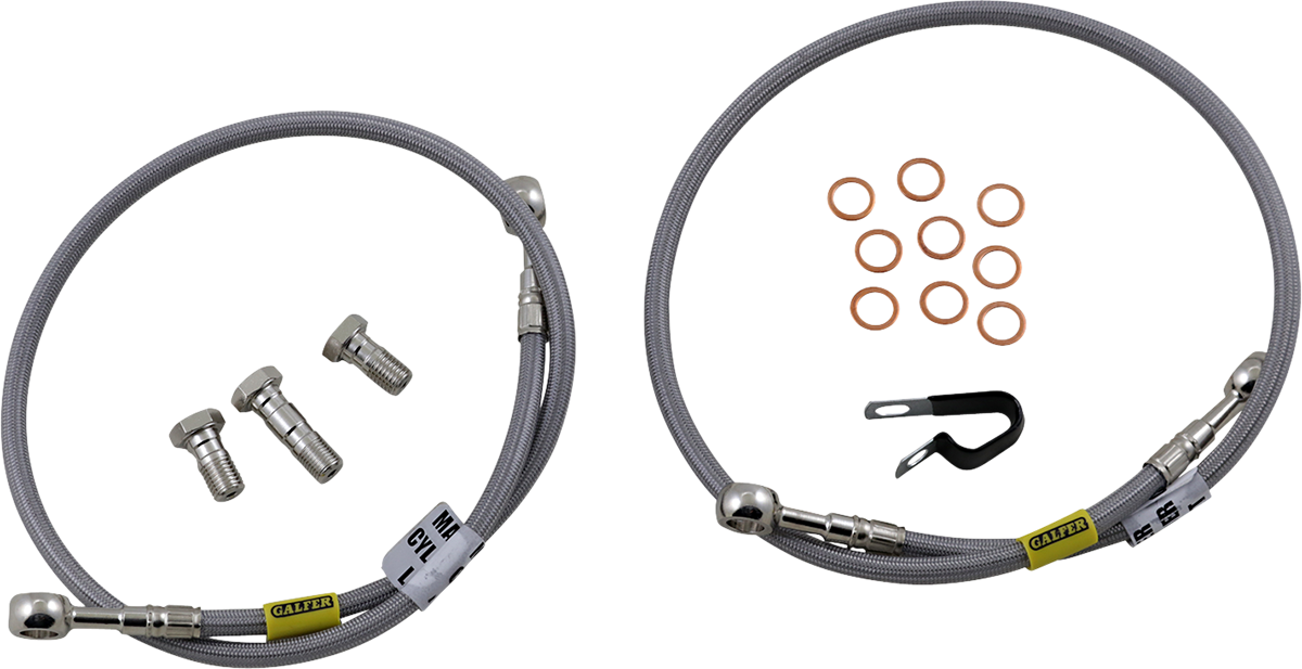 GALFER Brake Line - Stainless Steel FK003D190-2 - Cycle City Outdoors