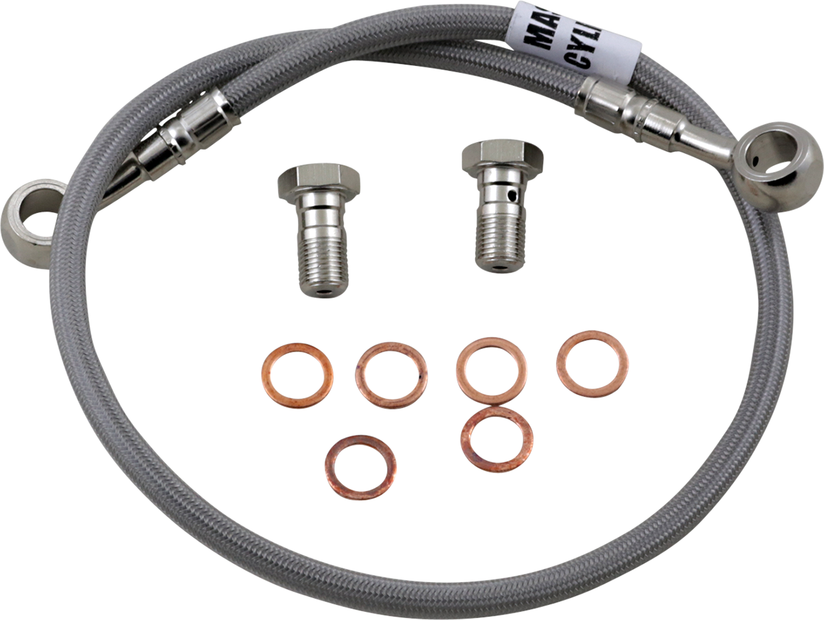 GALFER Brake Line - Stainless Steel FK003D189R - Cycle City Outdoors