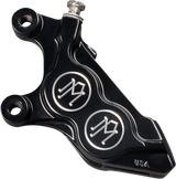 PERFORMANCE MACHINE (PM) 4-Piston Caliper - Contrast Cut - Left Front 0052-2425-BM