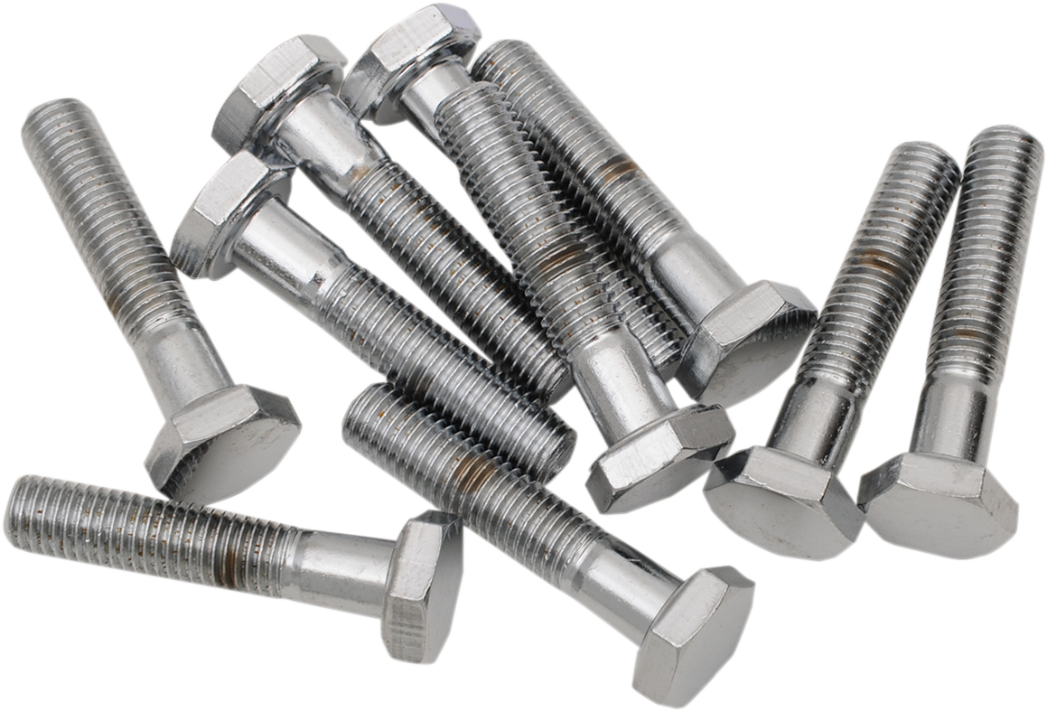 DRAG SPECIALTIES Bolts - Hex Head/Replacement - Fine Thread - 1/4"-28 x 1-1/4" - 10 Pack MPB141 - Cycle City Outdoors