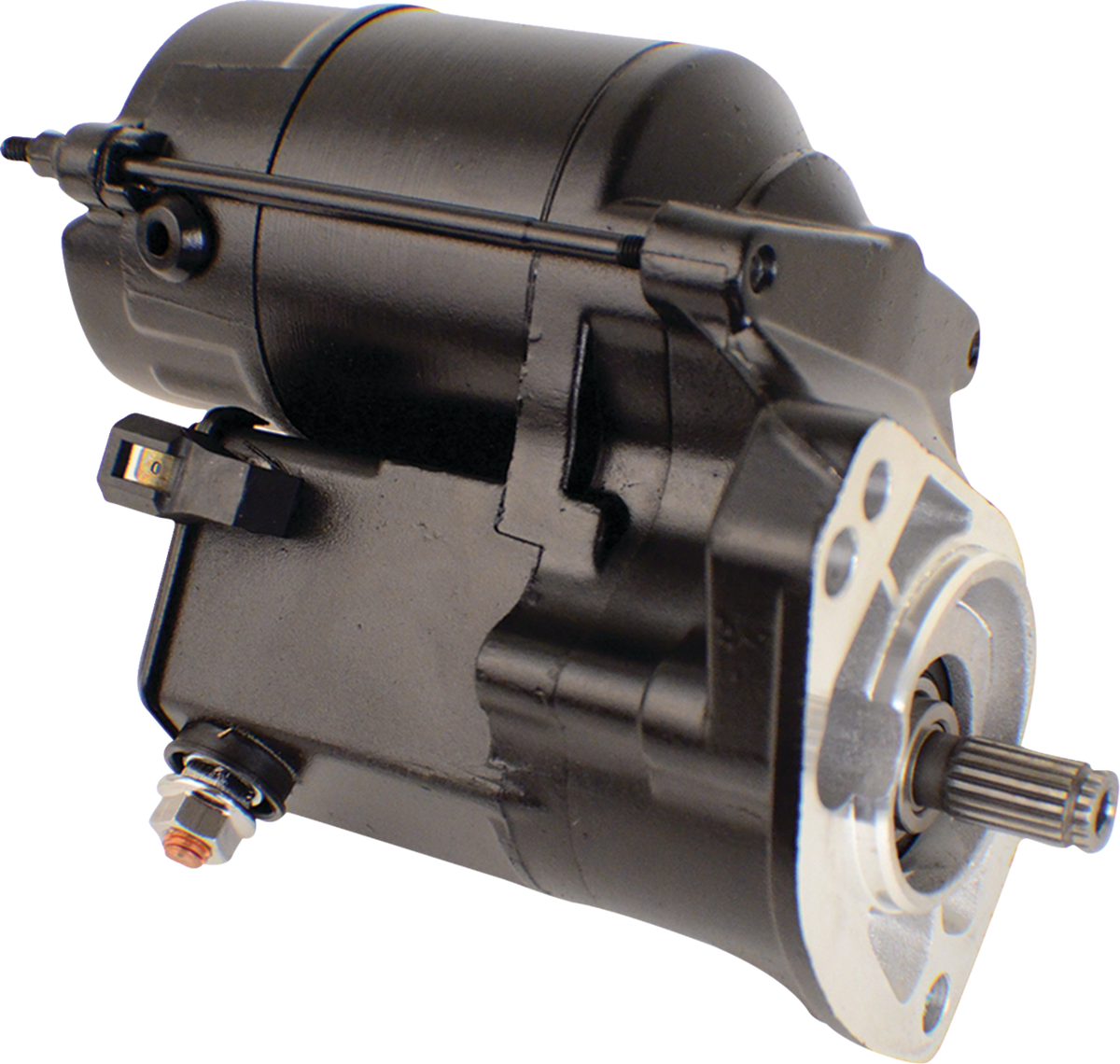 Protorque Parts Inc. PH125-HD05-B Starter - Black - '91-'93 Harley-Davidson | Street
