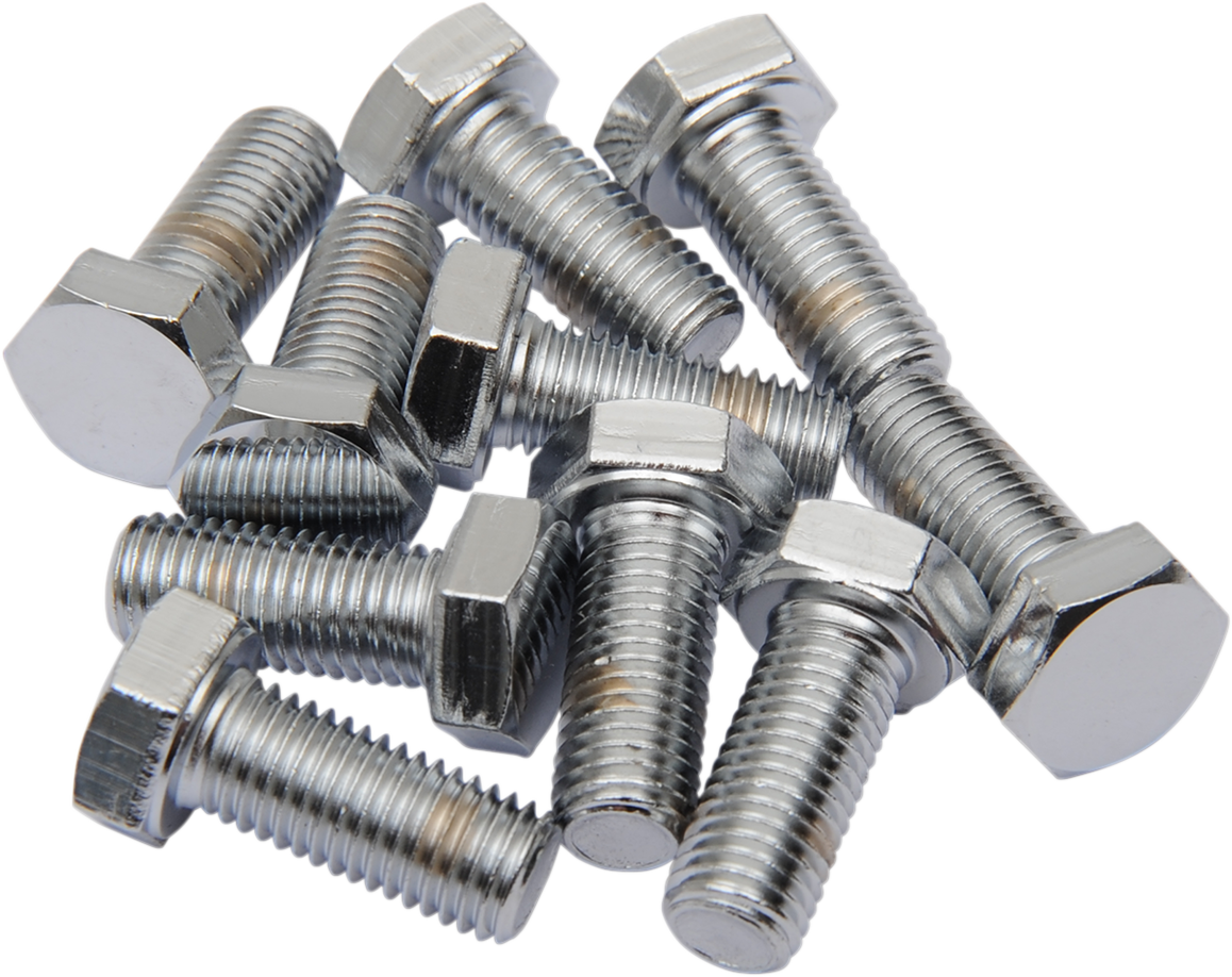 DRAG SPECIALTIES Bolts - Hex Head/Replacement - Fine Thread - 5/16"-24 x 3/4" - 10 Pack MPB147 - Cycle City Outdoors